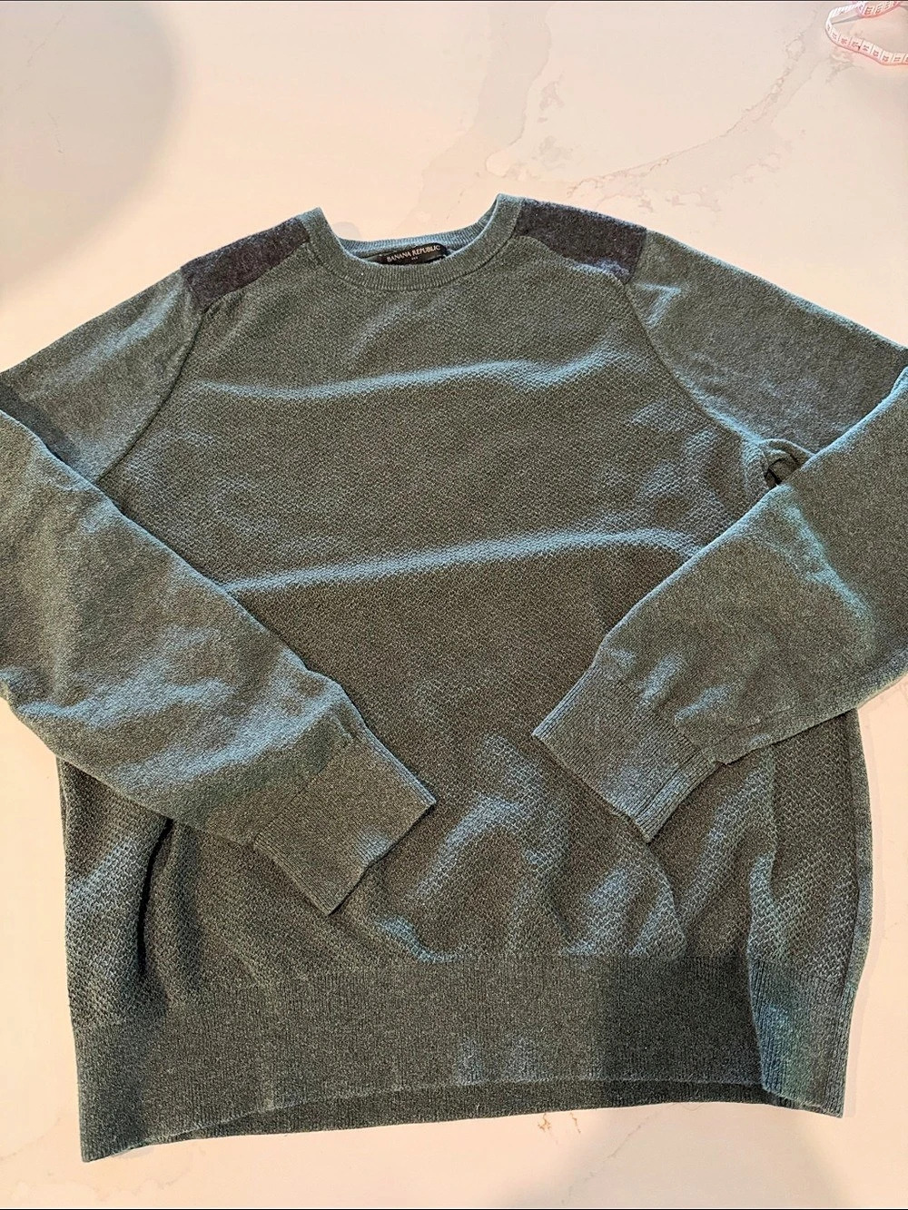 Banana Republic Men's Crewneck Sweater Size Medium Green